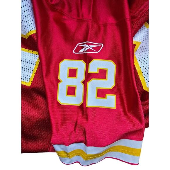 Dwayne Bowe #82 Kansas City Chiefs Reebok On Field Jersey NFL - Picture 7 of 10